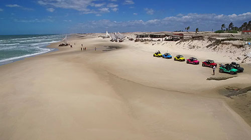 Prises de vues drone du littoral Brésilien
